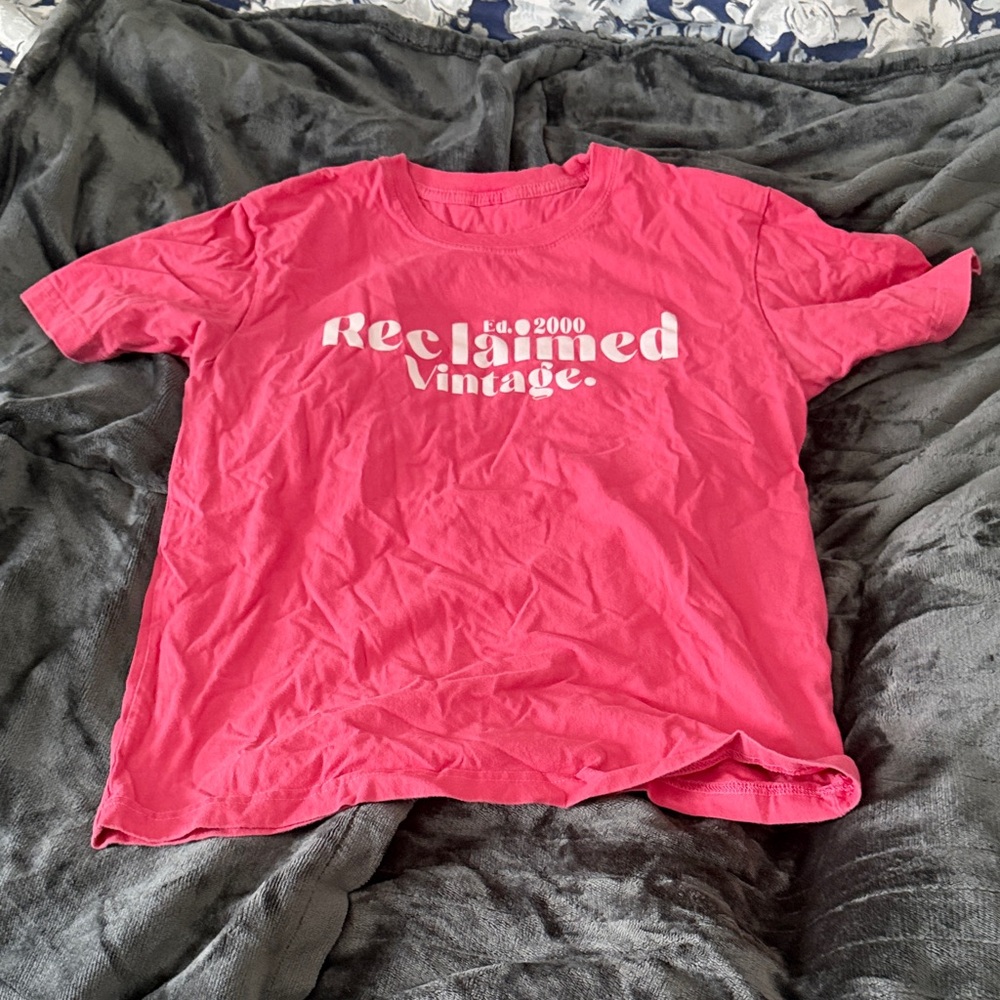 Reclaimed Vintage Bold Pink Tee